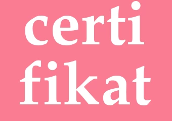 Synonym certifikat