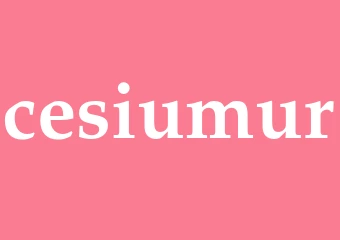 Synonym cesiumur