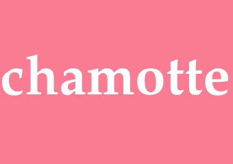 Synonym chamotte