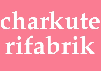 Synonym charkuterifabrik