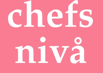 Synonym chefsnivå