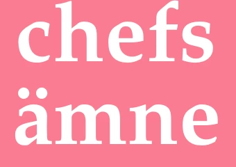 Synonym chefsämne
