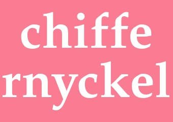 Synonym chiffernyckel