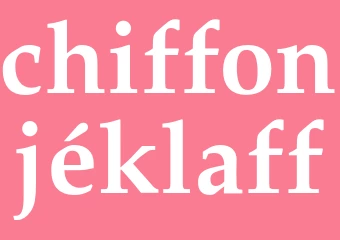 Synonym chiffonjéklaff