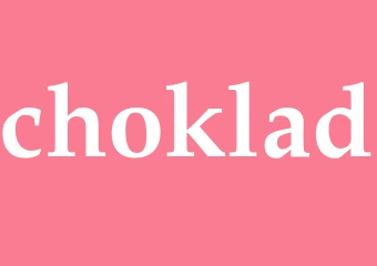 Synonym choklad