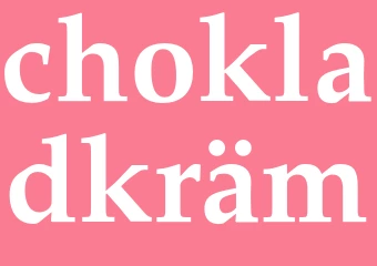 Synonym chokladkräm