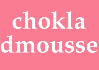Synonym chokladmousse