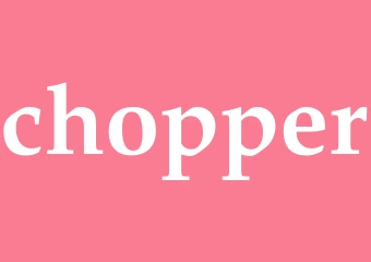 Synonym chopper