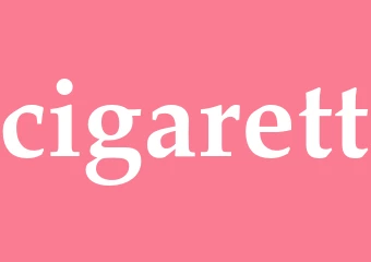 Synonym cigarett