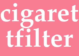 Synonym cigarettfilter