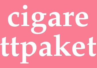 Synonym cigarettpaket