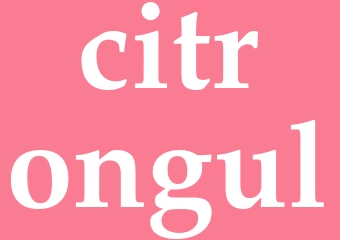 Synonym citrongul