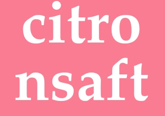 Synonym citronsaft