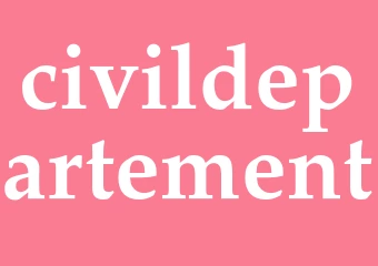 Synonym civildepartement
