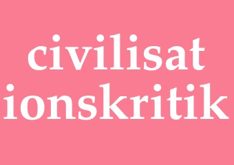 Synonym civilisationskritik