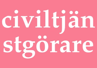 Synonym civiltjänstgörare