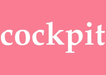 Synonym cockpit
