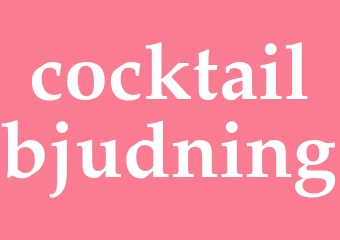 Synonym cocktailbjudning