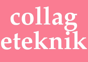 Synonym collageteknik