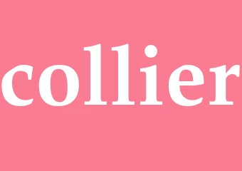 Synonym collier