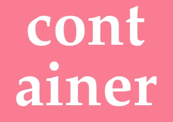 Synonym container