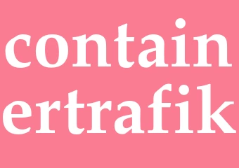 Synonym containertrafik