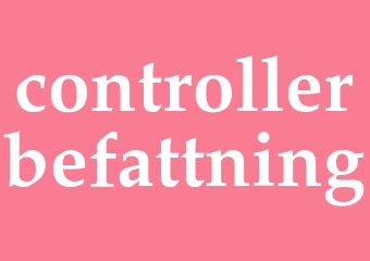Synonym controllerbefattning