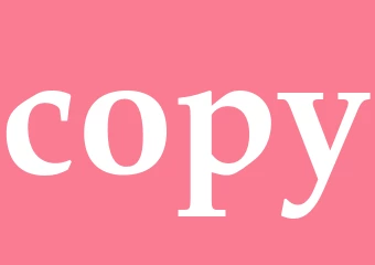 Synonym copy
