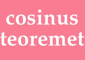 Synonym cosinusteoremet