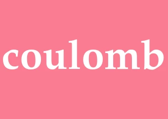 Synonym coulomb