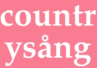 Synonym countrysång