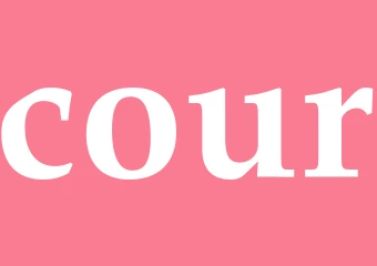 Synonym cour