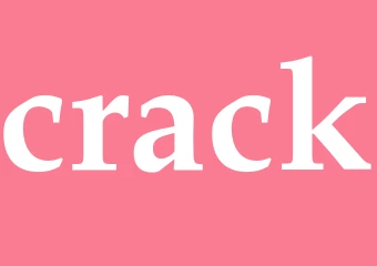 Synonym crack