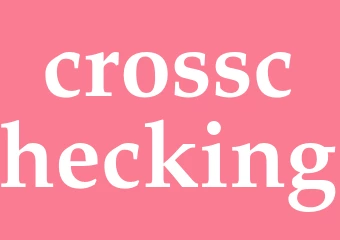 Synonym crosschecking