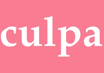 Synonym culpa