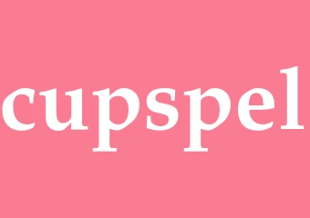 Synonym cupspel