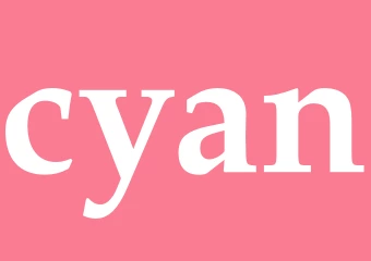 Synonym cyan