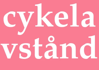 Synonym cykelavstånd