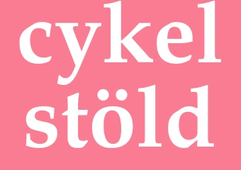 Synonym cykelstöld