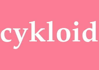 Synonym cykloid