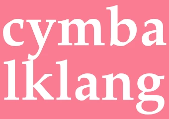Synonym cymbalklang