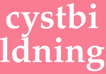 Synonym cystbildning