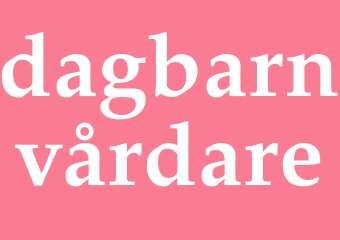 Synonym dagbarnvårdare