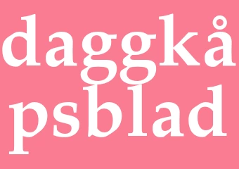 Synonym daggkåpsblad