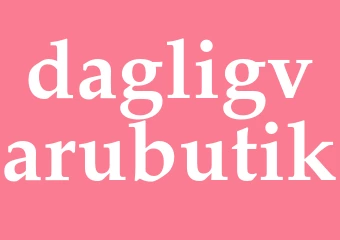 Synonym dagligvarubutik