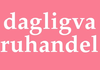 Synonym dagligvaruhandel