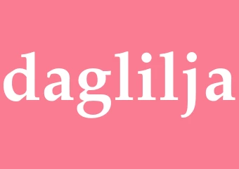 Synonym daglilja