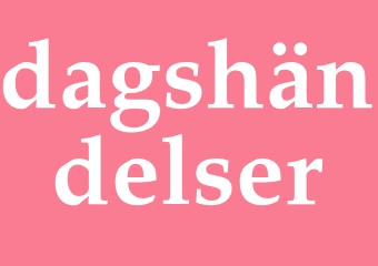 Synonym dagshändelser