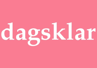 Synonym dagsklar
