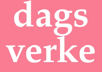 Synonym dagsverke